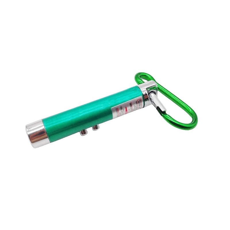 promotional small Portable keychain uv red laser pointer flashlight