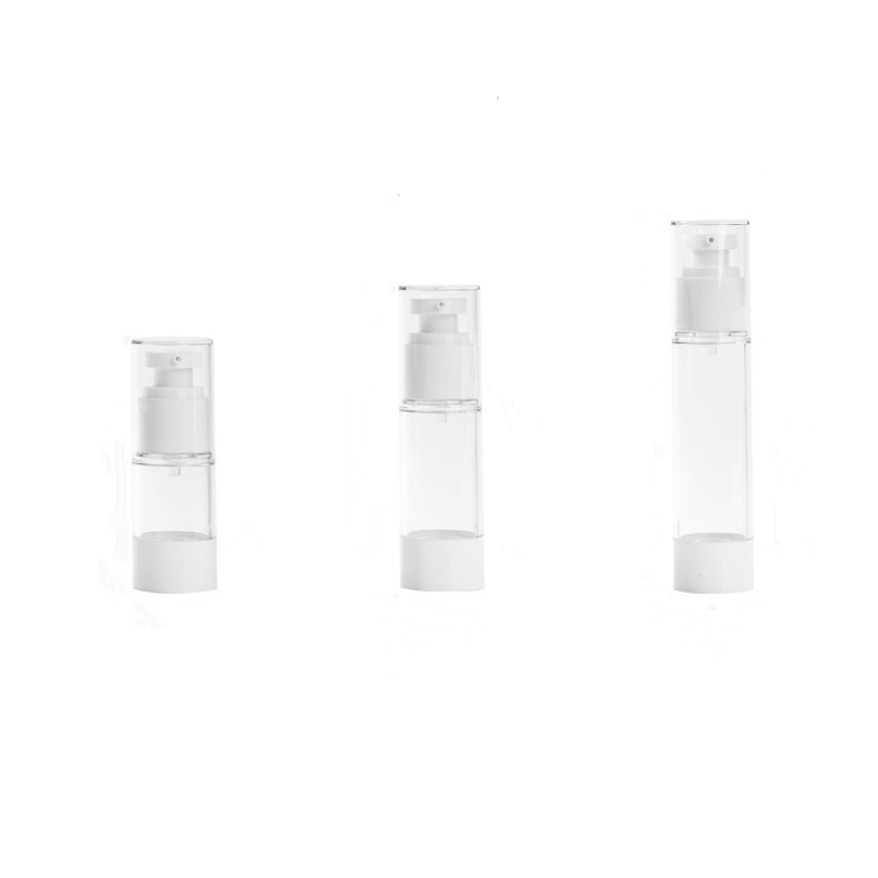 15ml 30ml 50ml 80ml 100ml Cosmetics Airless Bottle Foam Sunscreen Cream Spray Lotion Plastic Bottle With Pump Dispenser