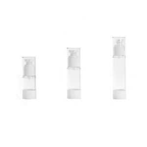 15ml 30ml 50ml 80ml 100ml Cosmetics Airless Bottle Foam Sunscreen Cream Spray Lotion Plastic Bottle With Pump Dispenser