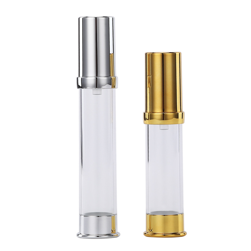 Wholesale 5ml 15ml 30ml High grade AS black vacuum Bottle airless bottle fine mist spray bottle and lotion