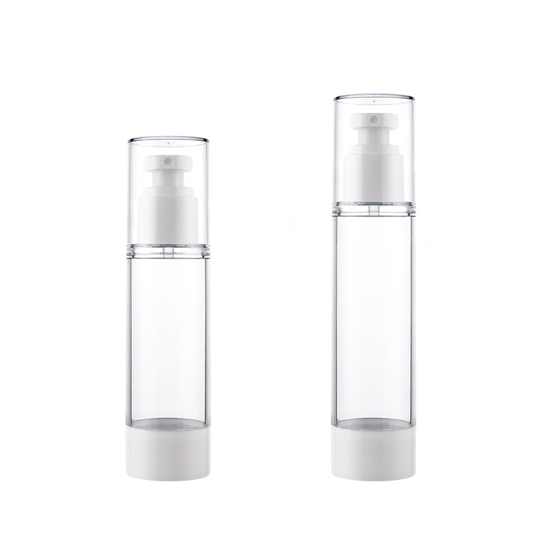 15ml 30ml 50ml 80ml 100ml Cosmetics Airless Bottle Foam Sunscreen Cream Spray Lotion Plastic Bottle With Pump Dispenser