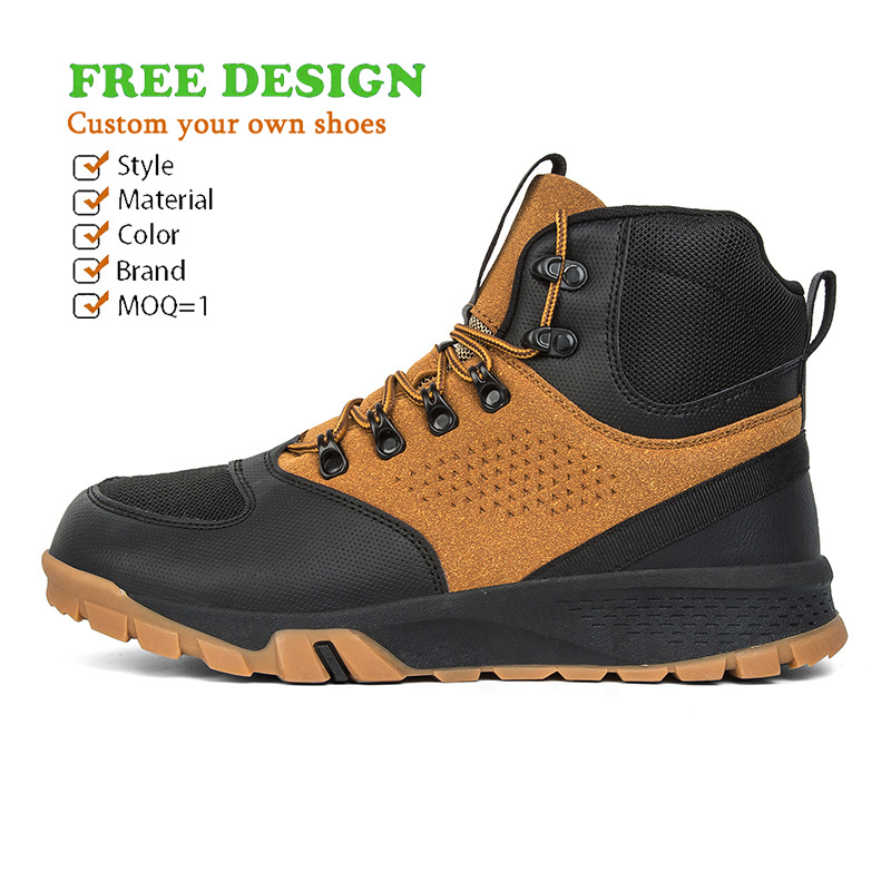 Hiking Shoes Manufacturer Best Trekking Waterproof Design Custom Brand Logo Waterproof Durable Mountain Man Boots