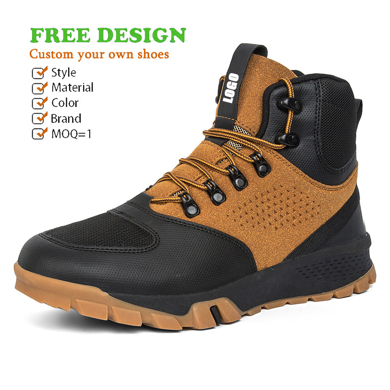 Hiking Shoes Manufacturer Best Trekking Waterproof Design Custom Brand Logo Waterproof Durable Mountain Man Boots