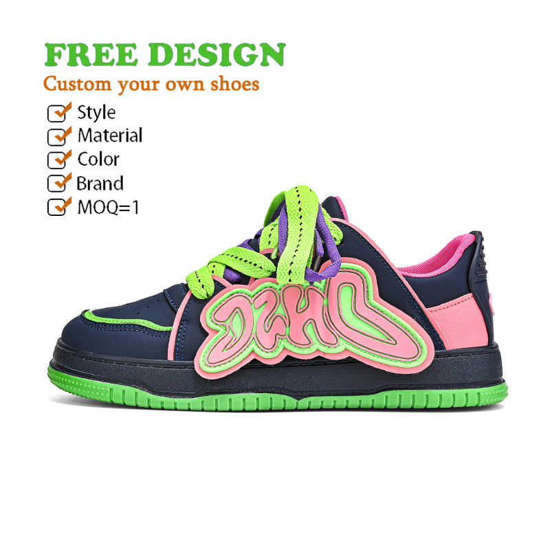 China Factory Custom Luxury Women High Quality Shoe Sneakers Low MOQ Free Design Knock Off Designer Shoes Men Famous Brands