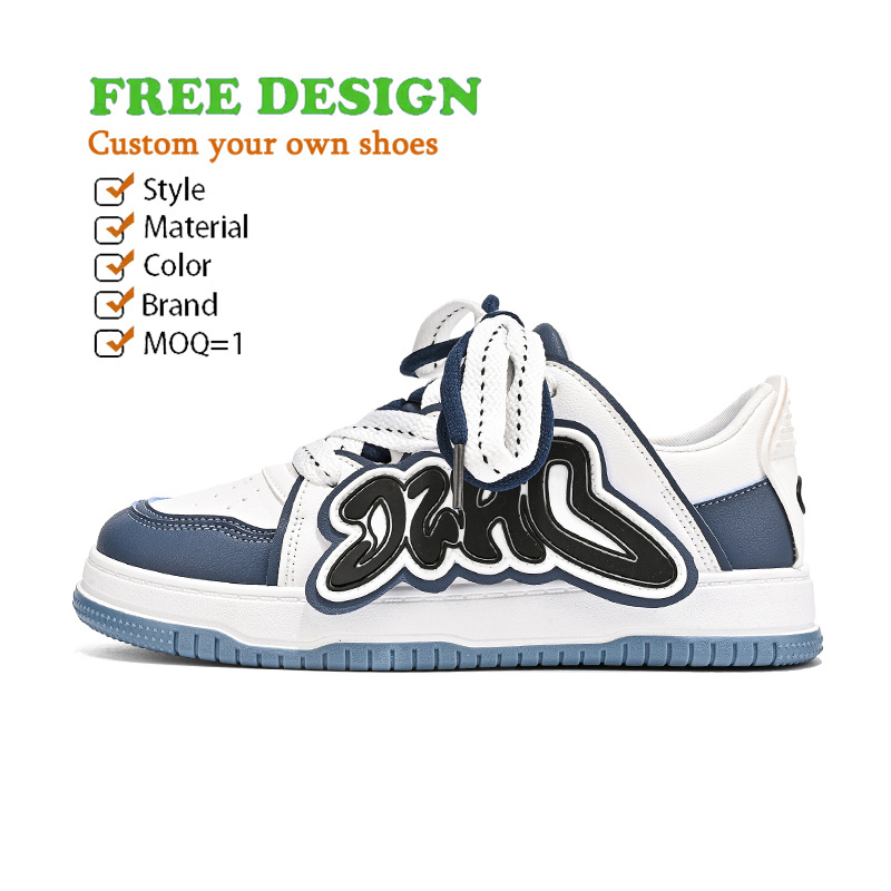 China Factory Custom Luxury Women High Quality Shoe Sneakers Low MOQ Free Design Knock Off Designer Shoes Men Famous Brands