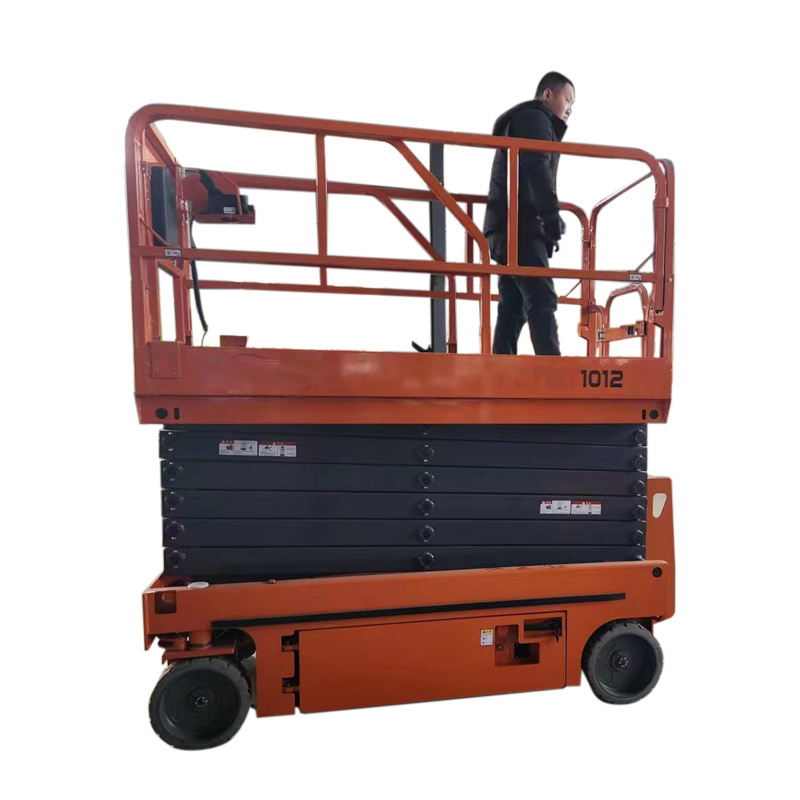 100kg 300kg 8m 10m Scissor Lift Platform Outdoor Window Cleaning Lift Table Scissor Lift Self-propelled Platform