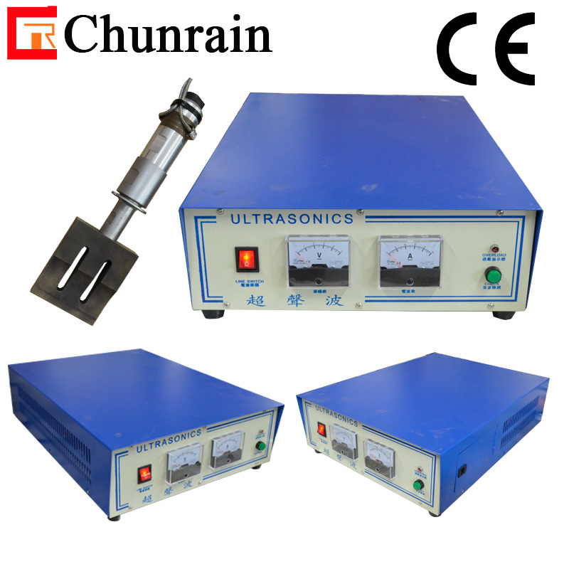 Ultrasound plastic welding machine with transducer Horn for the nonwoven fabric facemask making machine