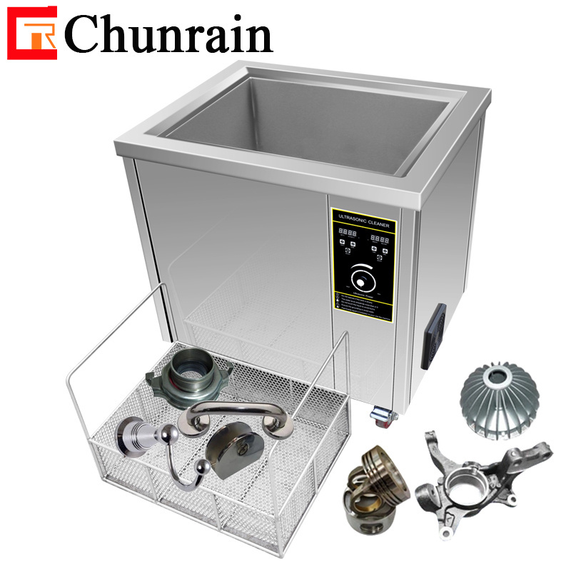 Chunrain Industrial ultrasonic cleaner for auto spare parts engine block dpf cleaning machine CR-300ST 108L 100L 28KHZ 40KHZ