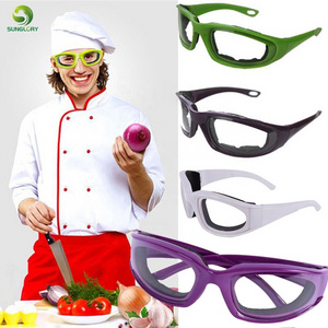 Kitchen Accessories Onion Protective Spectacles Barbecue Safety Glasses Eyes Protector Face Shields Cooking Tools 4 Colors