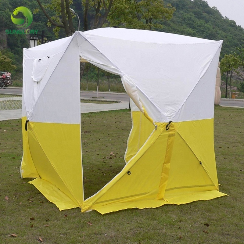 china manufacturer oxford folding pop up tent work tent waterproof automatic outdoor working tent OEM and ODM service acceptable