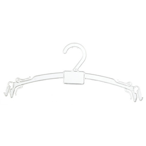 Chunshui brand custom design Economical eco-friendly PS material 32.5cm lingerie plastic hanger for underwear