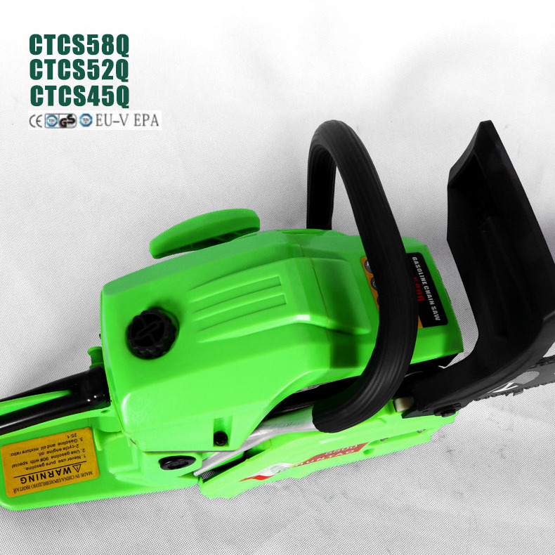 Factory Supply 58CC Power Motor Engine Pruning Shears Cordless Portable Chain Saw Gasoline Chainsaw for Wood Cutting