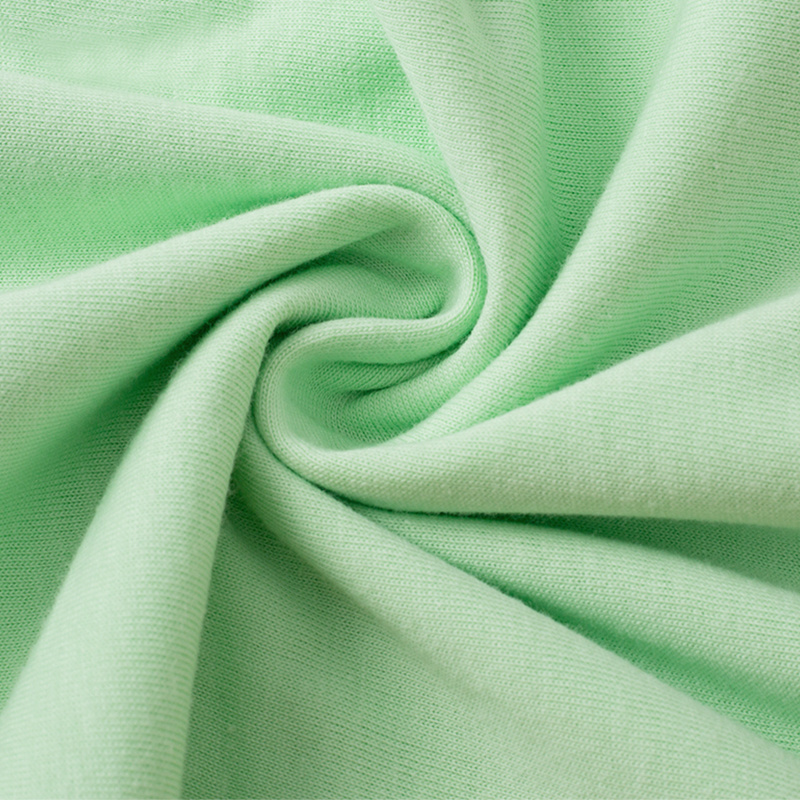 High quality wholesales pure 100% solid cotton fabric tela algodon of low price Knitting fabric