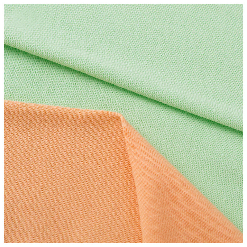 High quality wholesales pure 100% solid cotton fabric tela algodon of low price Knitting fabric