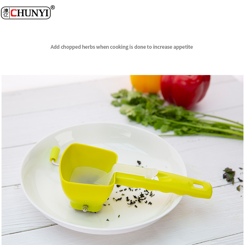 Kitchen Manual Chop Vegetables Herb Grinders Cilantro Spice Slicer Chocolate cheese grater