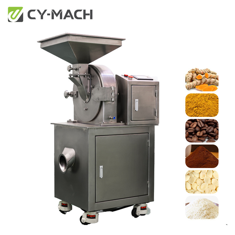 High-speed  Food Factory Pepper Powder Stainless Steel Grinder Universal Grinder For Turmeric Cassava Grinding Machine