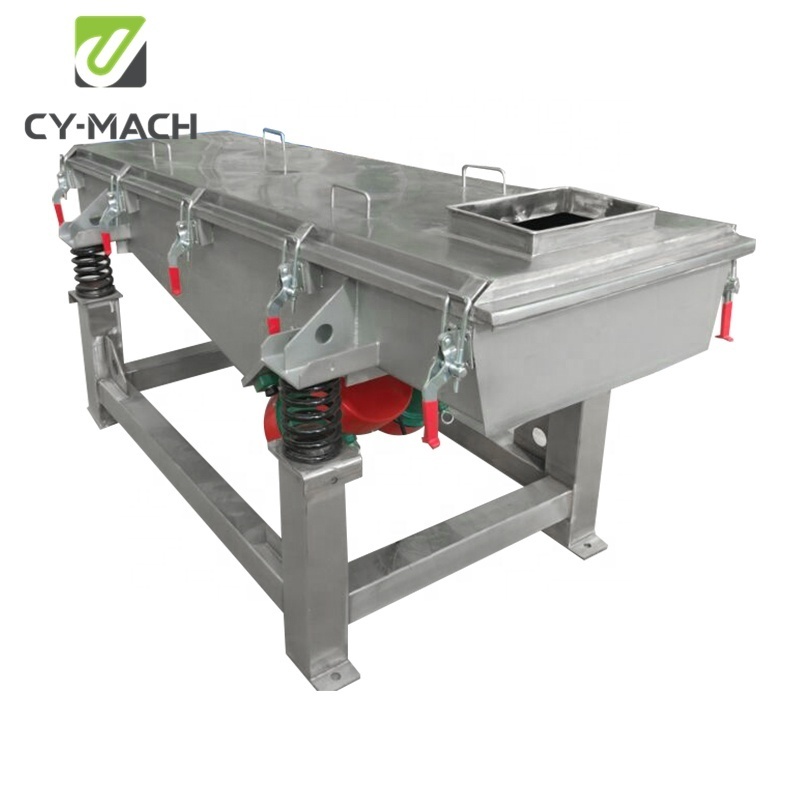 Factory Direct Sale Stainless Steel Line Vibration Sieve Machine/soil screener separator for Black Soldier Fly  farming