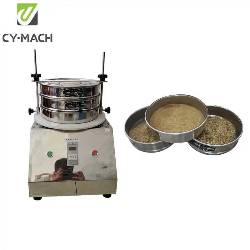 CY-MACH 200 mm standard particle lab test sieve machine  circular vibrating separator