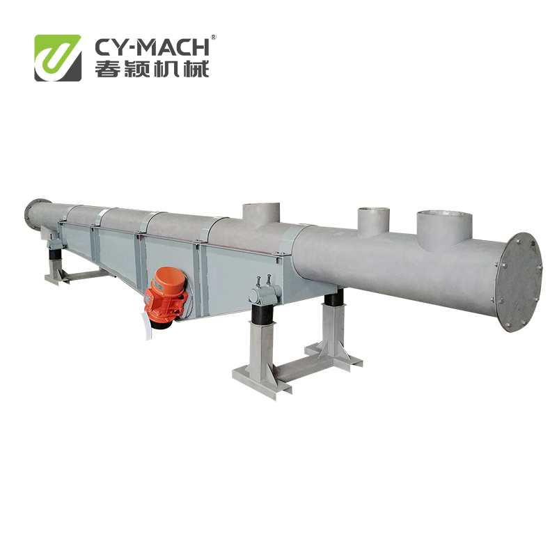 CY-MACH Mini Spiral Conveyor Food Grade Powder Coating Overhead Tube Vibrating Conveyor