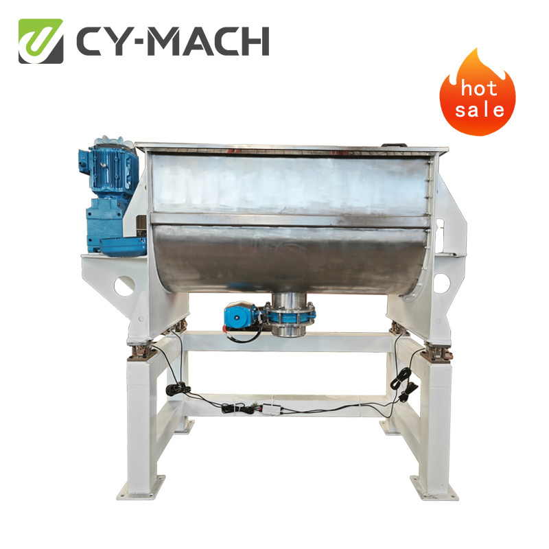 Ribbon Blender Machine China Horizontal Ribbon Paddle Blender Coffee Powder Mixing Machine U Shape Double Spiral Ribbon Mixer