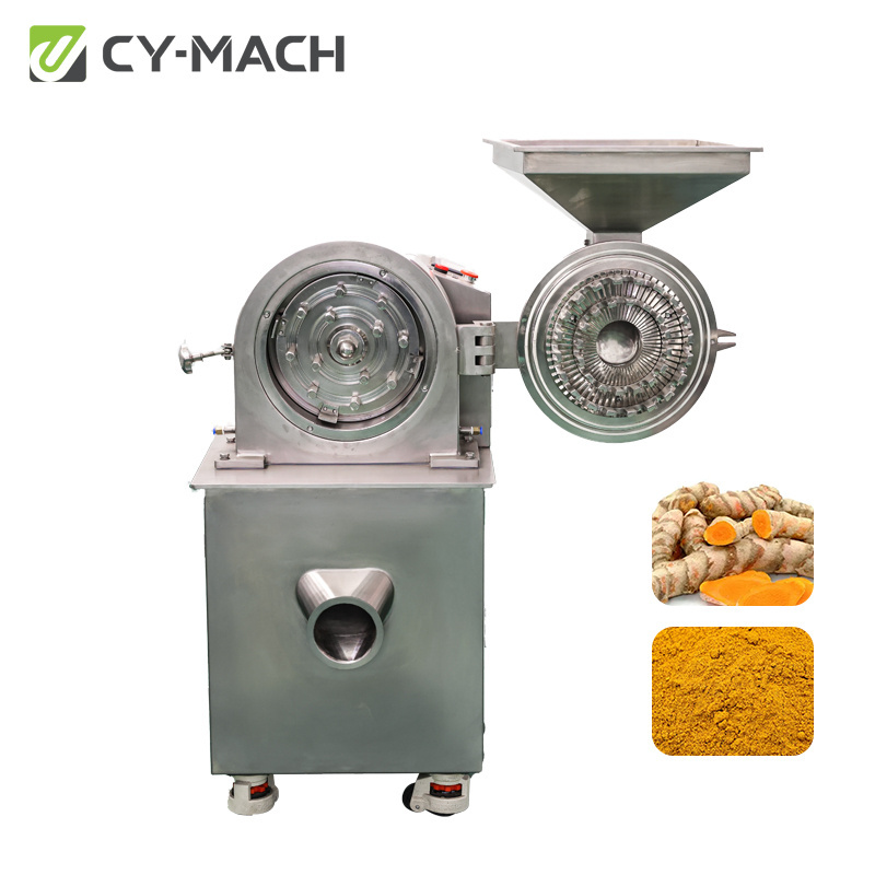 High-speed  Food Factory Pepper Powder Stainless Steel Grinder Universal Grinder For Turmeric Cassava Grinding Machine