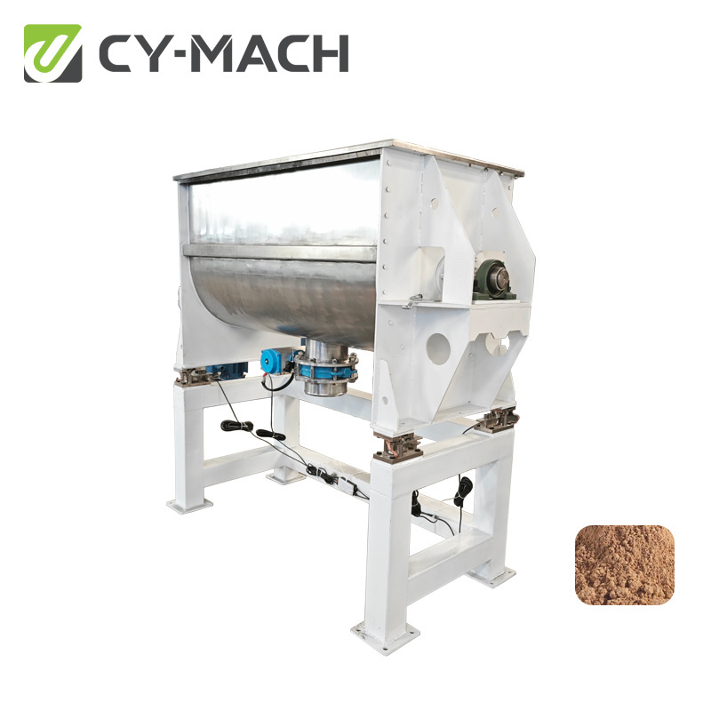 Ribbon Blender Machine China Horizontal Ribbon Paddle Blender Coffee Powder Mixing Machine U Shape Double Spiral Ribbon Mixer