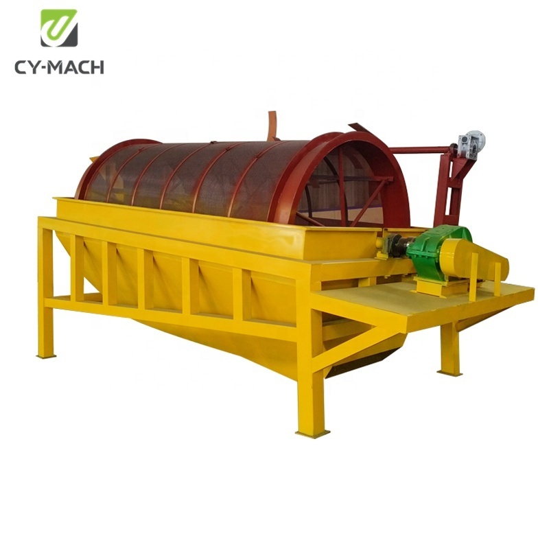 Open type high screening effectiveness compost rotary drum sifter