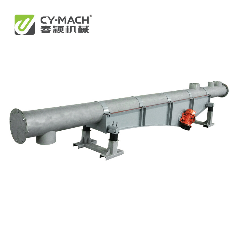 CY-MACH Mini Spiral Conveyor Food Grade Powder Coating Overhead Tube Vibrating Conveyor