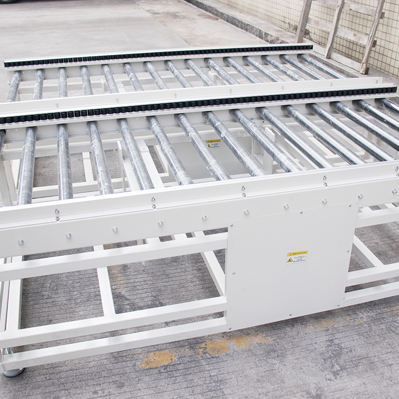 stainless steel powered / gravity manual roller Automatic  pallet conveyor system Line motorized roller conveyor for carton box