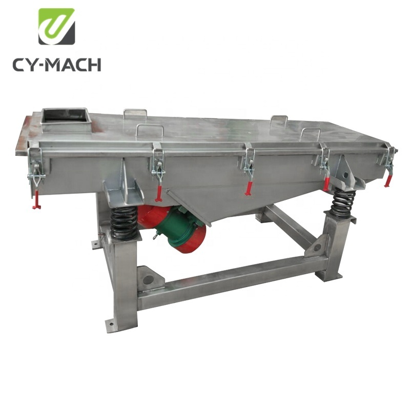 Factory Direct Sale Stainless Steel Line Vibration Sieve Machine/soil screener separator for Black Soldier Fly  farming