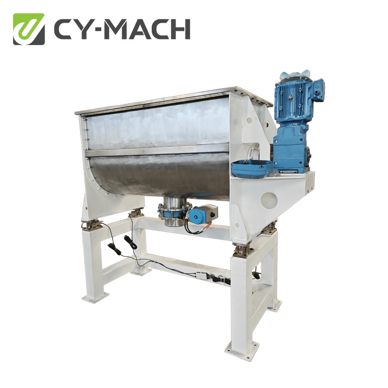 Ribbon Blender Machine China Horizontal Ribbon Paddle Blender Coffee Powder Mixing Machine U Shape Double Spiral Ribbon Mixer