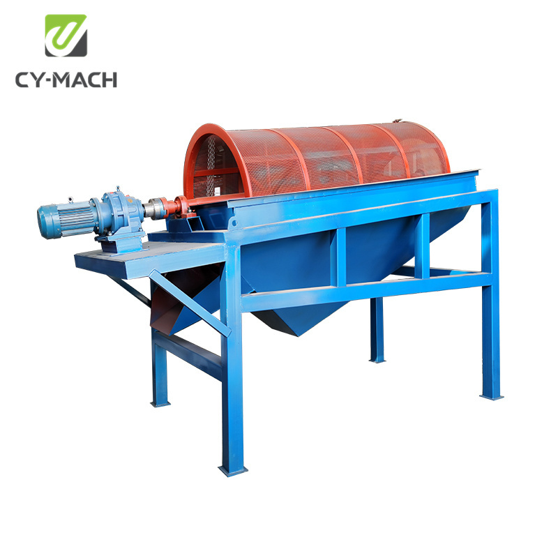 Open type high screening effectiveness compost rotary drum sifter