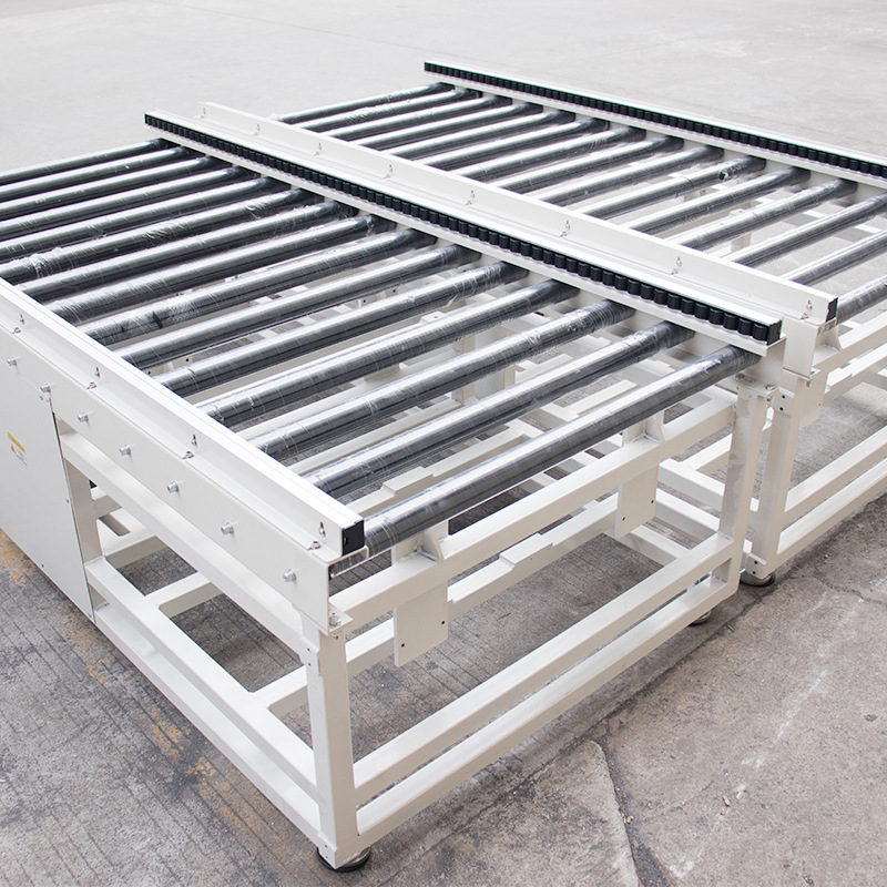 stainless steel powered / gravity manual roller Automatic  pallet conveyor system Line motorized roller conveyor for carton box