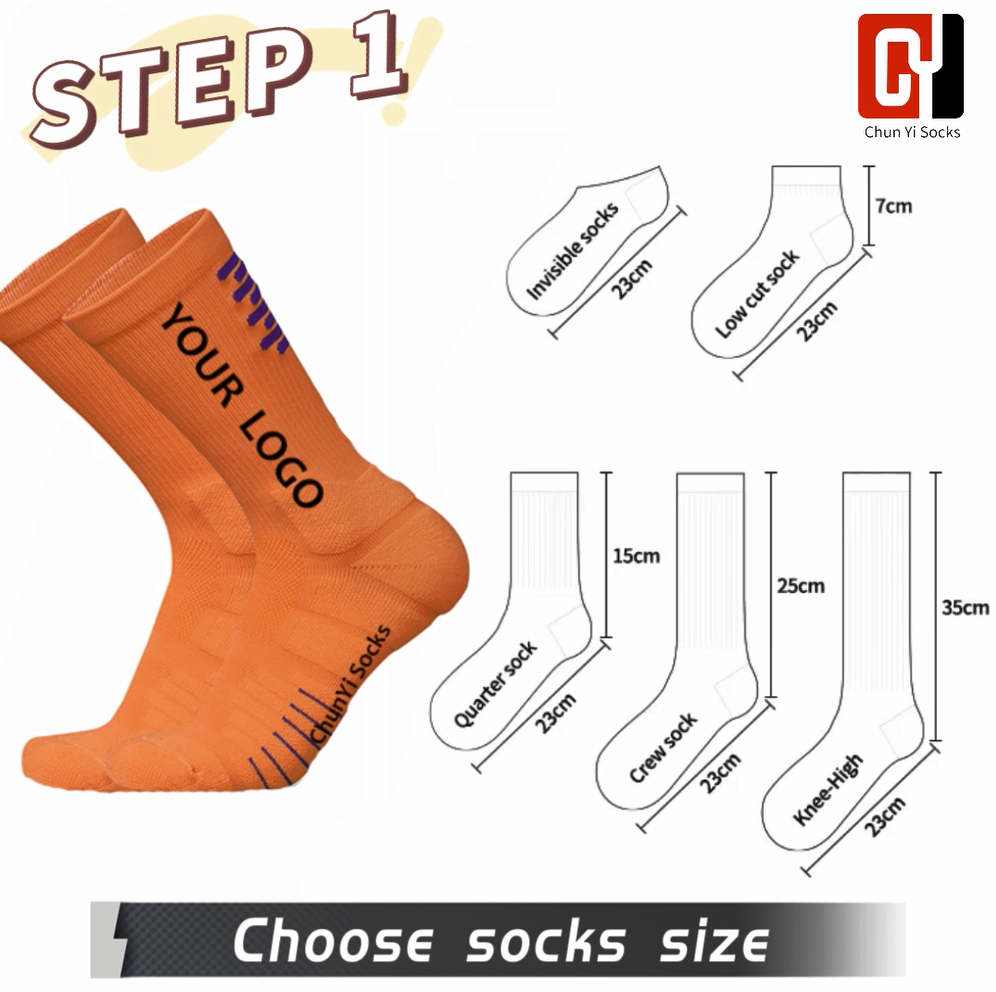 CY socks custom high quality own logo children funny crew cotton kids socks