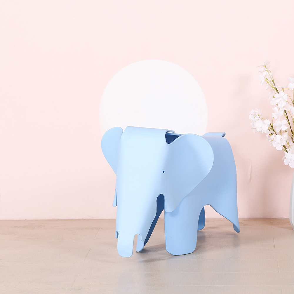 Factory cute elephant shape cheap kids plastic chairs for kindergarten