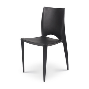 China modern plastic restaurant chairs black plastic chair manufacturer