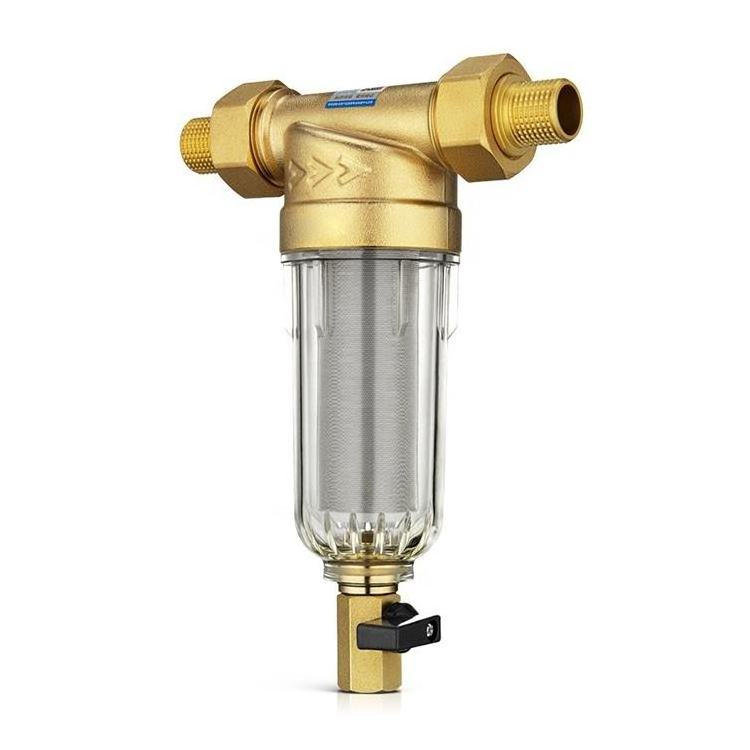 Copper Backwash Water Pre Filter Household House Water Filter Pipes Central Water Purifier Descaling