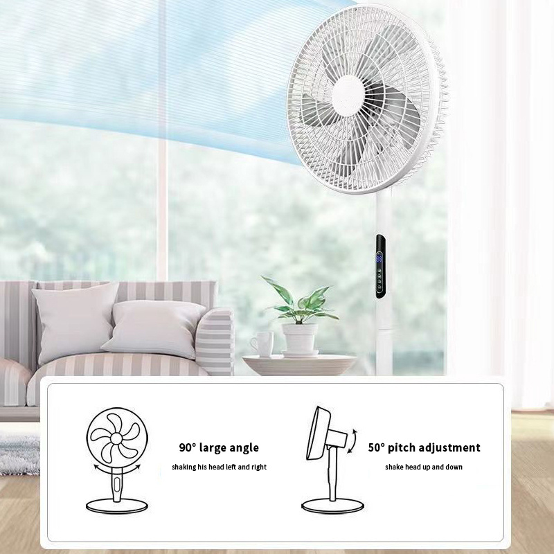 OEM&ODM stand fan 18 inch electric fan cheap price low industrial floor luxury soundless retro home low AC 220V