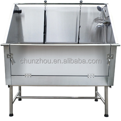 2017 Good quality stainless steel dog bathing tub H-105