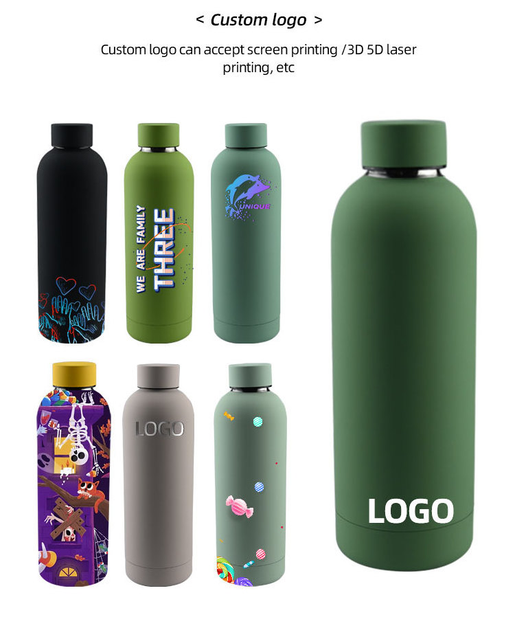 smart bulk tumbler cups wholesale 500ml thermos double wall stainless steel water bottle