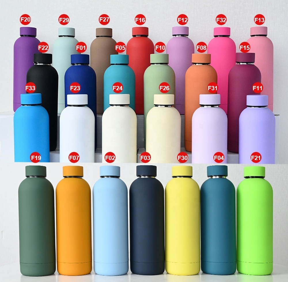 smart bulk tumbler cups wholesale 500ml thermos double wall stainless steel water bottle