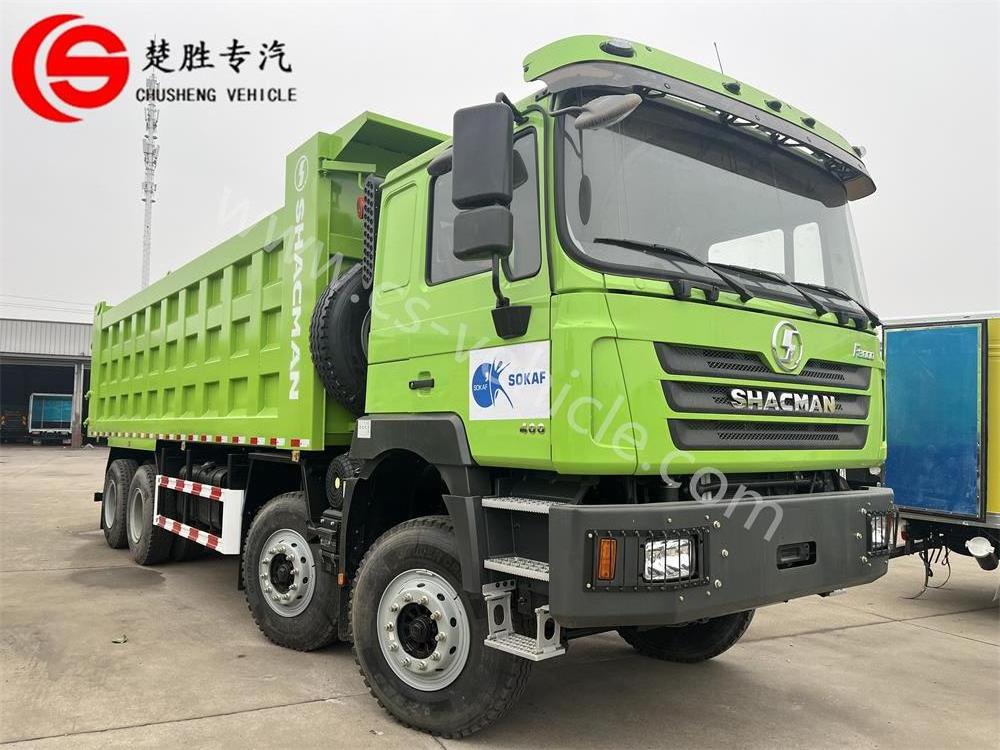 SHACMAN 8x4 F3000 60 tons Heavy Duty Dump Trucks 12 Wheeler 400HP Dump Truck tipper for sale