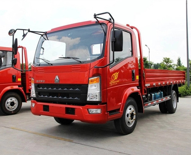 Cheap price used howo 4x2 4x4 154hp 5tons isuzu mini cargo truck used hino cargo trucks