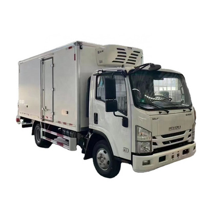 Japanese brand 4x2 refrigerator van truck freezer truck fish meat fruit transport truck for sale