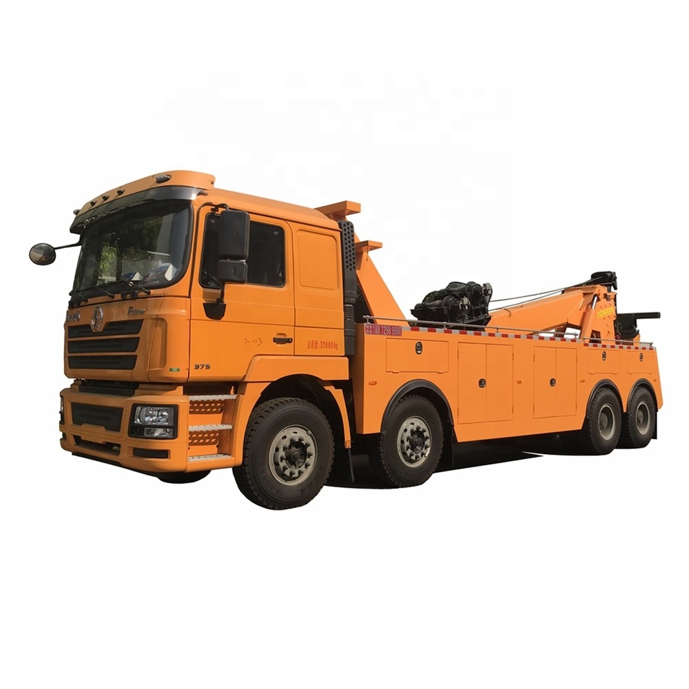 SHACMAN 8*4 30 tons Road Wrecker Towing Truck Recovery Truck