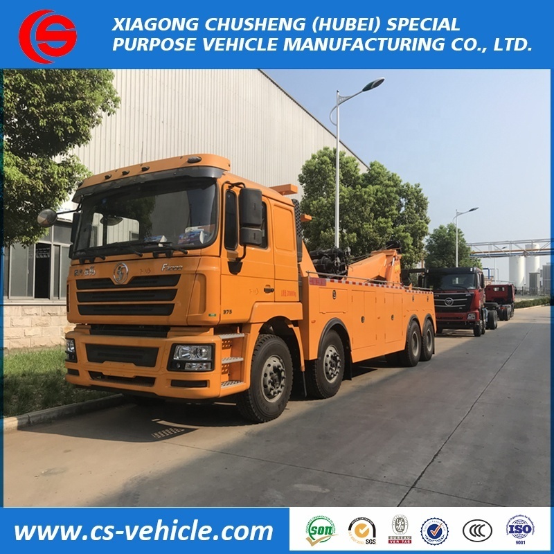 SHACMAN 8*4 30 tons Road Wrecker Towing Truck Recovery Truck