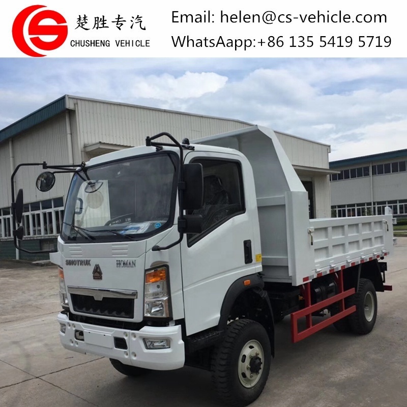 Sinotruk HOMAN 4x2 5 tons 6 wheels dumper Tipper Dump Truck price