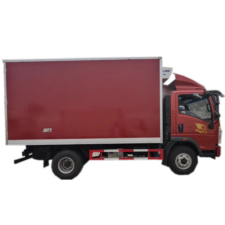 HOWO 4*2  8tons 10tons  used thermo king refrigerator refrigerated truck price cooling van for Nigeria