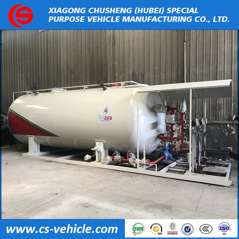 10tons LPG gas cylinder filling bottling plant 20M3 LPG gas skid mounted station for sale