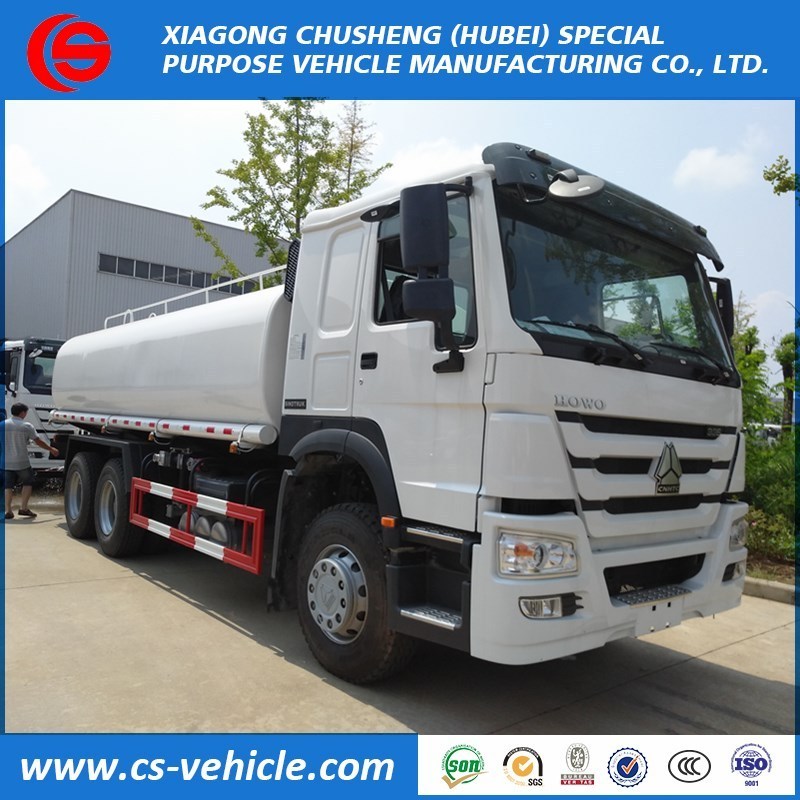 Good quality low price SINOTRUK 6X4 water truck 5000 gallon water tank truck sprinkler for sale